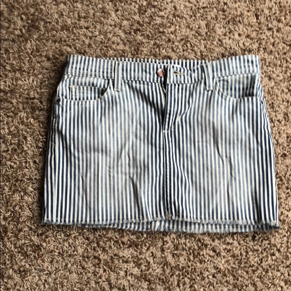 Joe’s jeans striped mini skirt